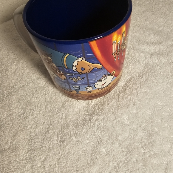 Vintage Disney's Beauty And The Beast Mug Disney Store 1990's - Picture 2 of 5